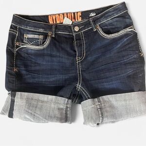 Hydraulic Women's Dark Blue Denim Shorts
